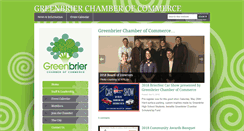 Desktop Screenshot of greenbrierchamber.org